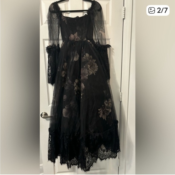 Dolls Kill Dresses & Skirts - NWT Dolls Kill / Widow Floral Dance With Death Maxi Dress